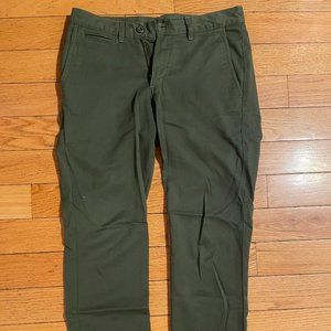 Taylor Stitch The Civic Chino in Olive Merino 4s